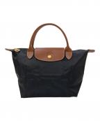LONGCHAMPロンシャン）の古着「ル プリアージュ オリジナル S ハンドバッグ」｜ブラック