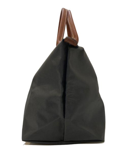 LONGCHAMP（ロンシャン）LONGCHAMP (ロンシャン) ル プリアージュ M トップハンドルバッグ グレーの古着・服飾アイテム