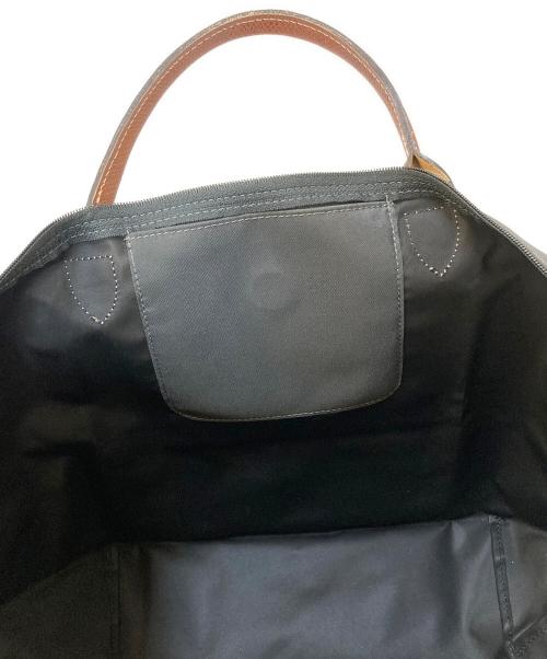 LONGCHAMP（ロンシャン）LONGCHAMP (ロンシャン) ル プリアージュ M トップハンドルバッグ グレーの古着・服飾アイテム
