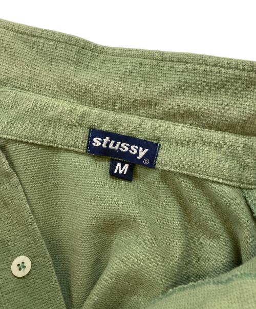 stussy（ステューシー）stussy (ステューシー) ポロシャツ グリーン サイズ:Mの古着・服飾アイテム