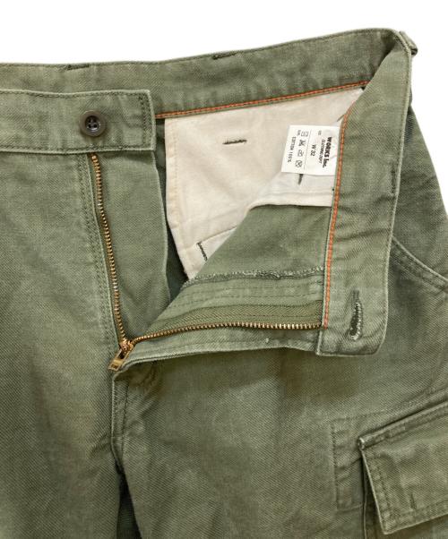 IRON HEART（アイアンハート）IRON HEART (アイアンハート) サージ カーゴショーツ パンツ オリーブ サイズ:W32の古着・服飾アイテム