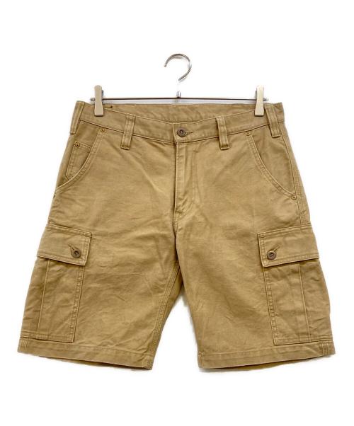 IRON HEART（アイアンハート）IRON HEART (アイアンハート) サージ カーゴショーツ パンツ ベージュ サイズ:W32の古着・服飾アイテム