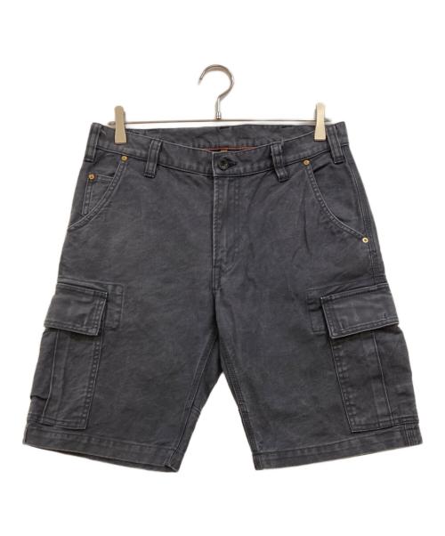 IRON HEART（アイアンハート）IRON HEART (アイアンハート) サージ カーゴショーツ パンツ ブラック サイズ:W32の古着・服飾アイテム