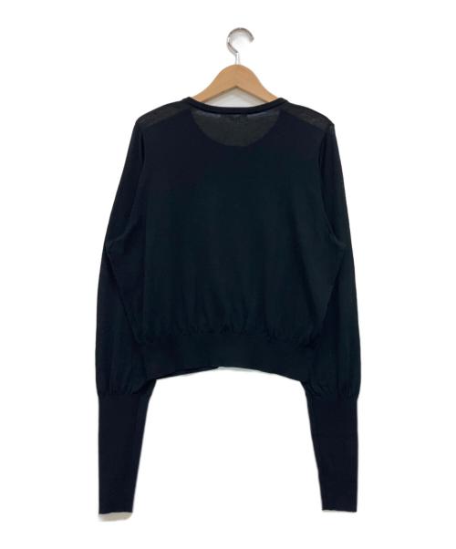 THE SHINZONE（ザ シンゾーン）THE SHINZONE (ザ シンゾーン) 25SS ICE COTTON KNIT CARDIGAN ブラック サイズ:FOの古着・服飾アイテム