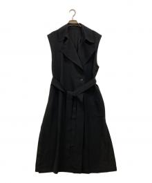 23区（ニジュウサンク）の古着「【洗える】ドレープ ジレ」｜ブラック