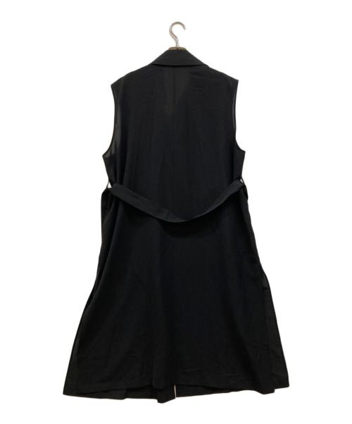 23区（ニジュウサンク）23区 (ニジュウサンク) 【洗える】ドレープ ジレ ブラック サイズ:38の古着・服飾アイテム