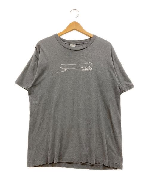 stussy（ステューシー）stussy (ステューシー) 銀タグ ヴィンテージTシャツ グレー サイズ:Lの古着・服飾アイテム