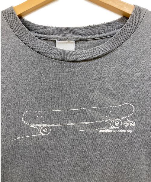 stussy（ステューシー）stussy (ステューシー) 銀タグ ヴィンテージTシャツ グレー サイズ:Lの古着・服飾アイテム