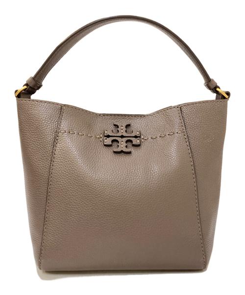 TORY BURCH（トリーバーチ）TORY BURCH (トリーバーチ) マックグロー ハンドバッグ グレーの古着・服飾アイテム