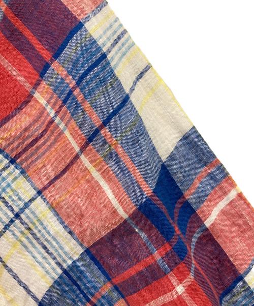 POLO RALPH LAUREN（ポロ・ラルフローレン）POLO RALPH LAUREN (ポロ・ラルフローレン) リネンチェックシャツ マルチカラー サイズ:Mの古着・服飾アイテム