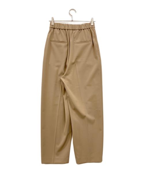 Conte（コンテ）Conte (コンテ) アシンメトリー タックパンツ ベージュ サイズ:38の古着・服飾アイテム