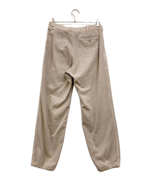 DRAWER（ドゥロワー）DRAWER (ドゥロワー) コットンピケサスペンダーパンツ ベージュ サイズ:38の古着・服飾アイテム