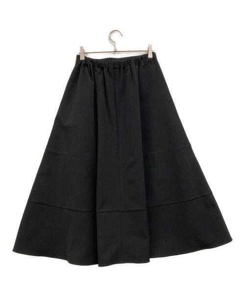 SEVEN TEN by MIHO KAWAHITO（セブン テン バイ ミホ カワヒト）SEVEN TEN by MIHO KAWAHITO (セブン テン バイ ミホ カワヒト) オーガンジーモチーフスカート ブラック サイズ:Mの古着・服飾アイテム