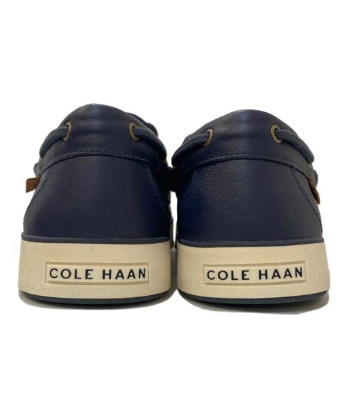 COLE HAAN（コールハーン）COLE HAAN (コールハーン) レザーデッキシューズ ネイビー サイズ:8Mの古着・服飾アイテム