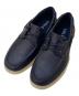 COLE HAAN（コールハーン）の古着「レザーデッキシューズ」｜ネイビー