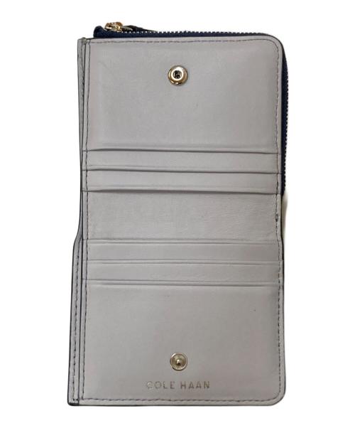 COLE HAAN（コールハーン）COLE HAAN (コールハーン) バイフォ-ルド レザーウォレット ネイビーの古着・服飾アイテム