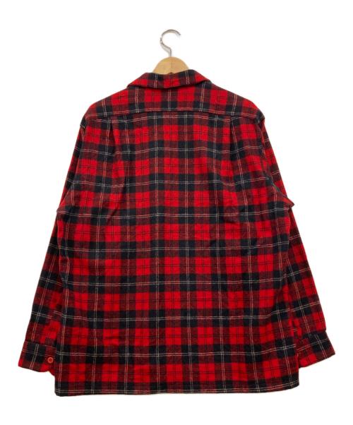 PENDLETON（ペンドルトン）PENDLETON (ペンドルトン) 60s~70s ネルシャツ レッド サイズ:Lの古着・服飾アイテム