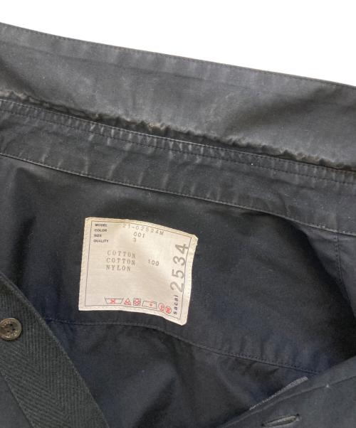 sacai（サカイ）sacai (サカイ) Typewriter Grosgrain Shirt シャツ ブラック サイズ:3の古着・服飾アイテム