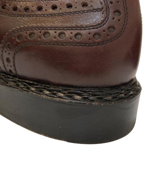 HEINRICH DINKELACKER（ハインリッヒディンケラッカー）HEINRICH DINKELACKER (ハインリッヒディンケラッカー) RIO メダリオン レザーシューズ バーガンディー サイズ:10の古着・服飾アイテム