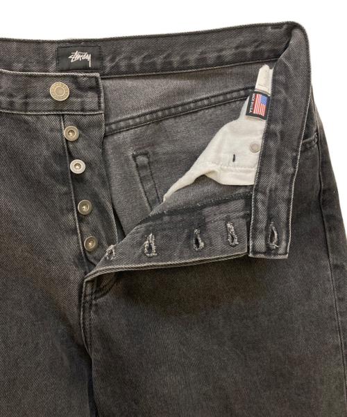 stussy（ステューシー）stussy (ステューシー) USA製 デニムパンツ ブラック サイズ:32の古着・服飾アイテム