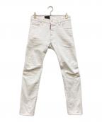 DSQUARED2ディースクエアード）の古着「TIDY BIKER JEAN デニムパンツ」｜ホワイト