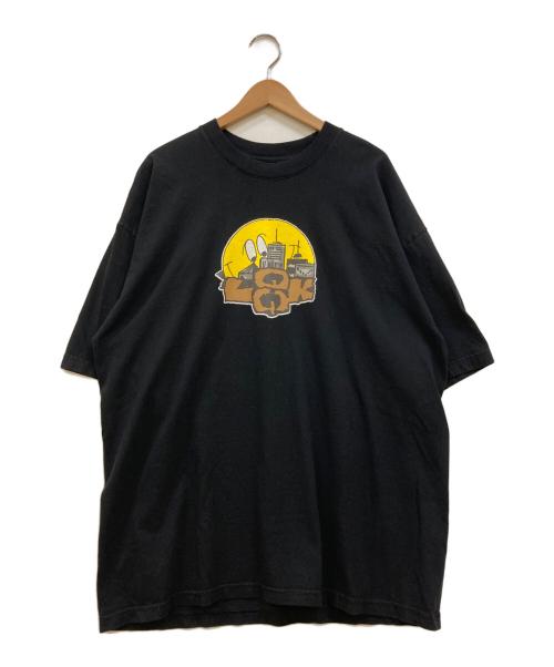 LQQK STUDIO（ルックスタジオ）LQQK STUDIO (ルックスタジオ) プリントTシャツ ブラック サイズ:下記参照の古着・服飾アイテム