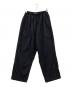 ATON（エイトン）の古着「HAND DYED NYLON OVER PANTS」｜ブラック
