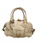 Chloeクロエ）の古着「パディントン レザー ハンドバッグ」｜アイボリー
