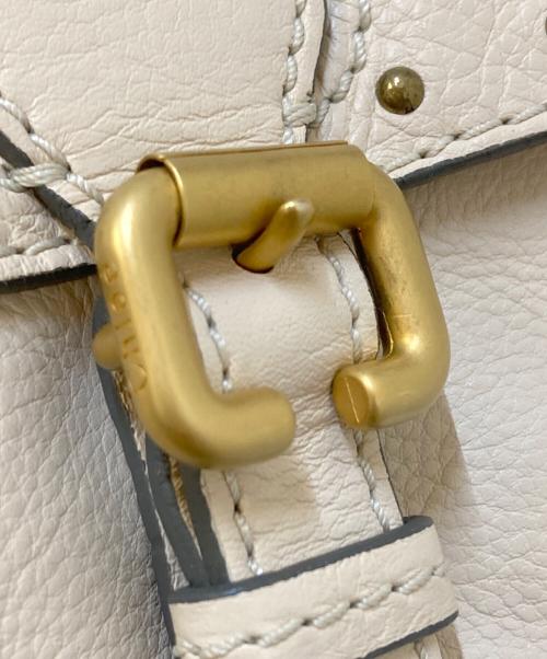 Chloe（クロエ）Chloe (クロエ) パディントン レザー ハンドバッグ アイボリーの古着・服飾アイテム