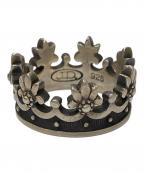 JUSTIN DAVISジャスティンデイビス）の古着「クラウン リング」｜シルバー