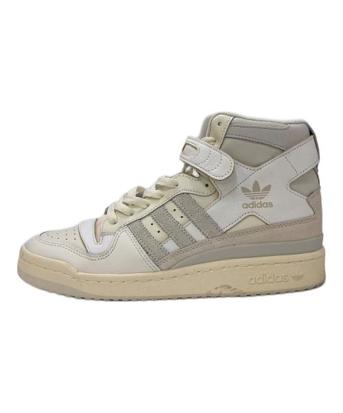 adidas（アディダス）adidas (アディダス) FORUM 84 HIGH ハイカットスニーカー アイボリー×グレー サイズ:26.5㎝の古着・服飾アイテム