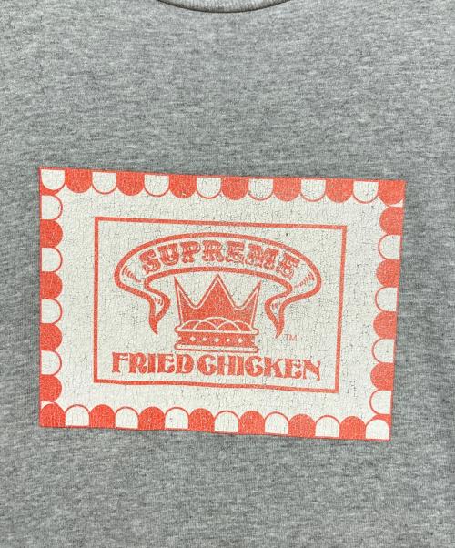 SUPREME（シュプリーム）SUPREME (シュプリーム) Fried Chicken プリントTシャツ グレー サイズ:Lの古着・服飾アイテム