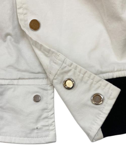 FAT（エフエーティー）FAT (エフエーティー) ballaholic (ボーラホリック) SB (エスビー) BALLAWARD JACKET コラボブルゾン ホワイト サイズ:TITCHの古着・服飾アイテム