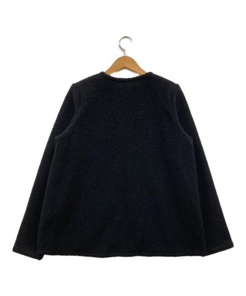 KEINA RITA（ケイナ リタ）KEINA RITA (ケイナ リタ) ベロアリボンデザイン ボアジャケット ブラック サイズ:Fの古着・服飾アイテム