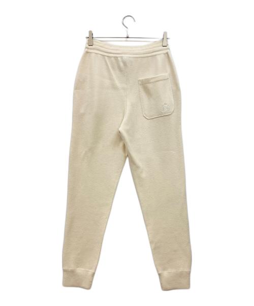DRAWER（ドゥロワー）DRAWER (ドゥロワー) 14Gウールカシミヤ ミラノ編み ニットパンツ アイボリー サイズ:2の古着・服飾アイテム