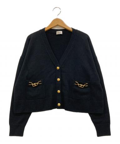 【美品】セリーヌ フィービー期 カーディガン トリオンフ カシミヤ100% 紺色 中古・古着通販】CELINE (セリーヌ) グルメット トリオンフ ヘリテージ