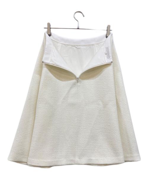 BAU by Bride And You（ビーエイユーバイブライドアンドユー）BAU by Bride And You (ビーエイユーバイブライドアンドユー) MAEVE jacket + AURORA skirts ツイードセットアップ ホワイト サイズ:2の古着・服飾アイテム