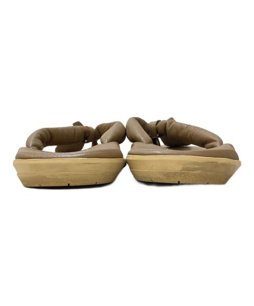 ISLAND SLIPPER（アイランドスリッパ）ISLAND SLIPPER (アイランドスリッパ) レザートングサンダル ベージュ サイズ:10の古着・服飾アイテム