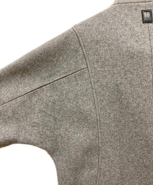 EKCOOKIES（イーケークッキーズ）EKCOOKIES (イーケークッキーズ) ハイネックロング丈ステンカラーコート グレー サイズ:Sの古着・服飾アイテム