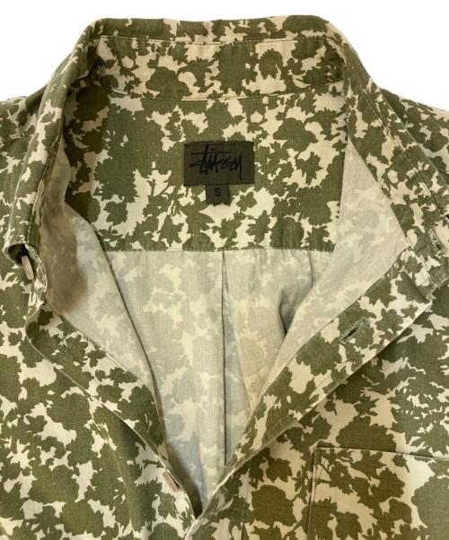 stussy（ステューシー）stussy (ステューシー) USA製 半袖シャツ オリーブ サイズ:Sの古着・服飾アイテム