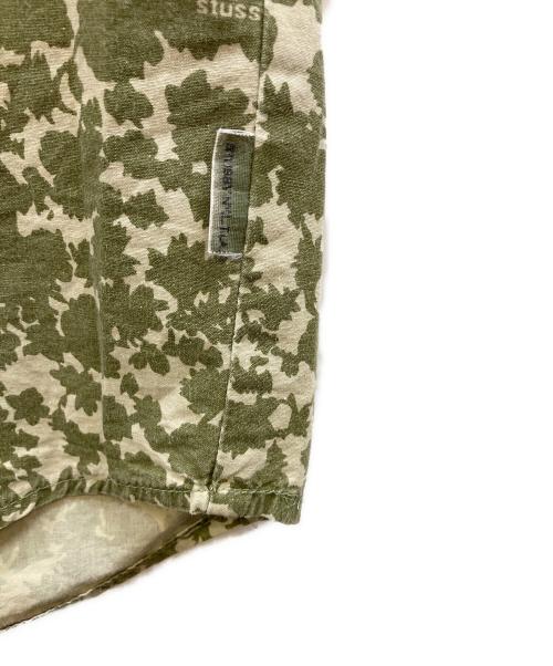stussy（ステューシー）stussy (ステューシー) USA製 半袖シャツ オリーブ サイズ:Sの古着・服飾アイテム