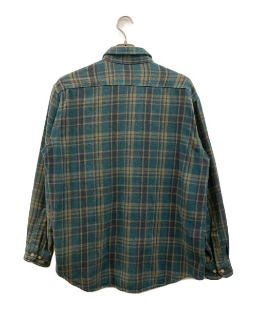 CarHartt（カーハート）CarHartt (カーハート) ネルチェックシャツ グリーン サイズ:Lの古着・服飾アイテム