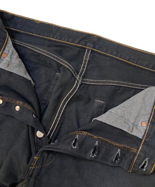 LEVI'S（リーバイス）LEVI'S (リーバイス) 501 USA製 後染め ブラック ボタンフライ デニムパンツ ブラック サイズ:W34の古着・服飾アイテム