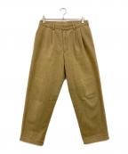 L.L.Beanエルエルビーン）の古着「テーパード タックパンツ」｜ブラウン