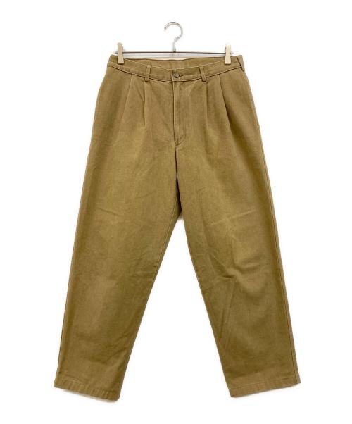 L.L.Bean（エルエルビーン マウンテンパーカー）L.L.Bean (エルエルビーン) テーパード タックパンツ ブラウン サイズ:32の古着・服飾アイテム