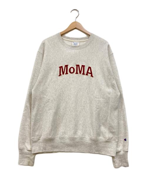 Champion（チャンピオン）Champion (チャンピオン) MOMA デザインスウェット グレー サイズ:XLの古着・服飾アイテム