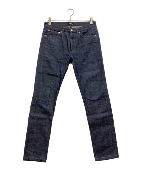 A.P.C.（アーペーセー）A.P.C. (アーペーセー) ボタンフライ セルビッチ デニムパンツ インディゴ サイズ:29の古着・服飾アイテム