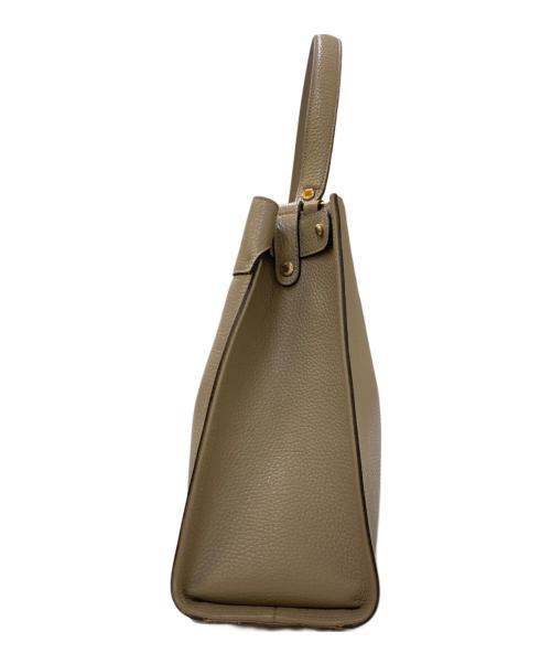 Gianni Notaro（ジャンニ ノターロ）Gianni Notaro (ジャンニ ノターロ) レザー2WAYショルダーバッグ ベージュの古着・服飾アイテム