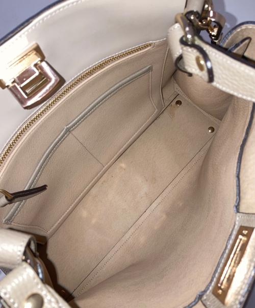 Gianni Notaro（ジャンニ ノターロ）Gianni Notaro (ジャンニ ノターロ) レザー2WAYショルダーバッグ ベージュの古着・服飾アイテム