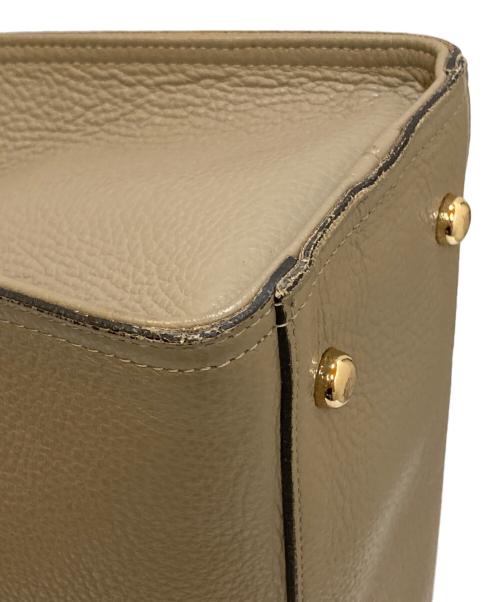 Gianni Notaro（ジャンニ ノターロ）Gianni Notaro (ジャンニ ノターロ) レザー2WAYショルダーバッグ ベージュの古着・服飾アイテム